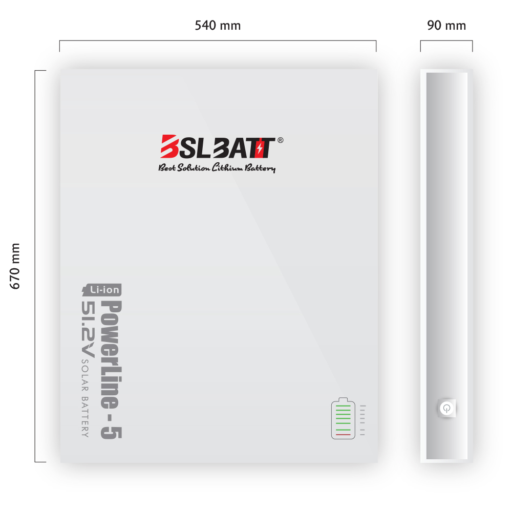 BSL Powerline 51.2V 100Ah 5.12KWh - Image 2
